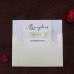 Ivory Invitation Card Simple Style Wedding Card Customized Reception with Envelope